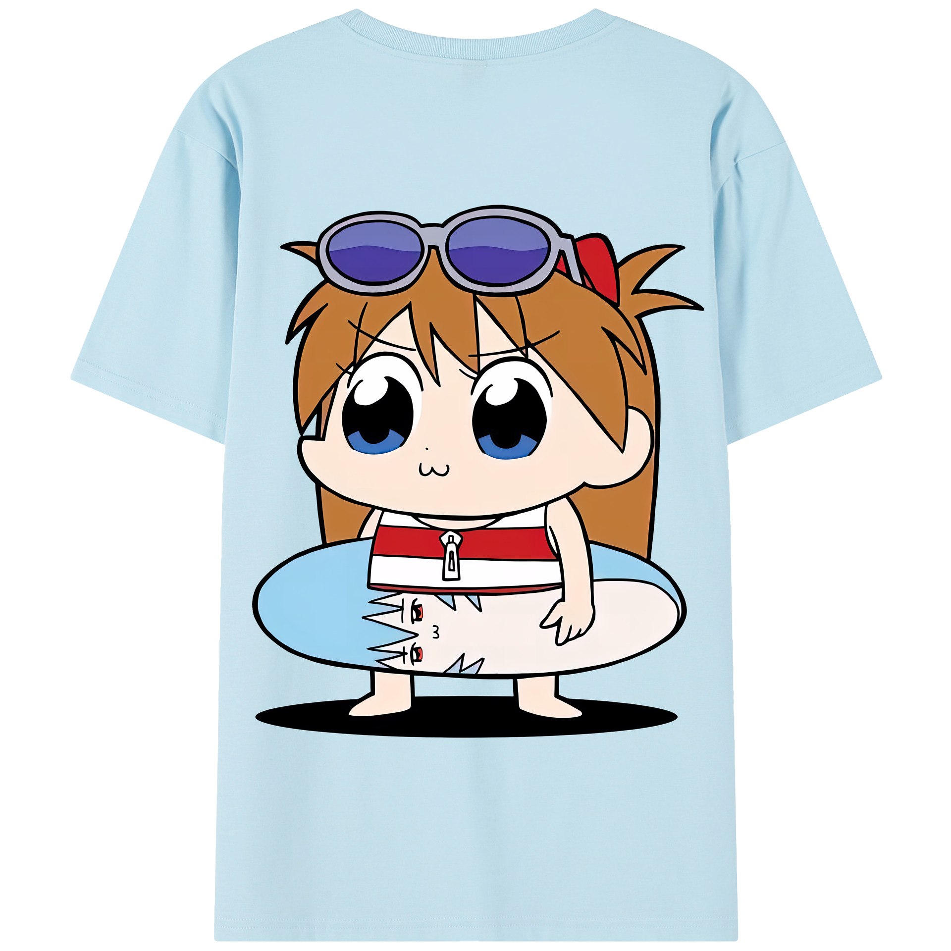 （画像用） EVA 新世紀エヴァンゲリオン 綿100％半袖Tシャツ（背面プリント）